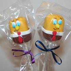 Spongebob cake pops