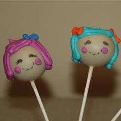 Lalaloopsy cake pops