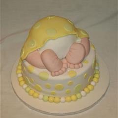 baby bum babyshower cake