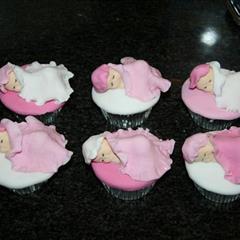 Sleepy Baby Cupcakes