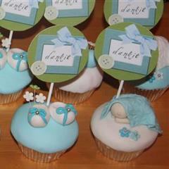 Thank You Babyshower Cupcakes