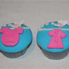 Clothes Babyshower Cupcakes