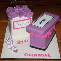 21st Dior & Prada Cake