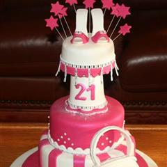 21st Bling Cake