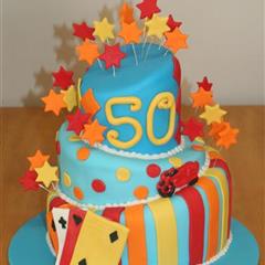  Funky 50th Cake