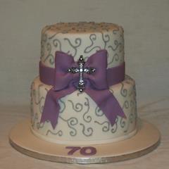 70th Cross Cake