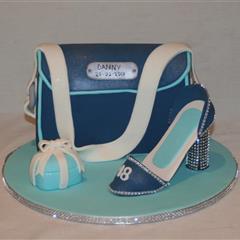 Denim & Diamonds Cake