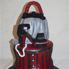 Handbag, Shoe & Corset Cake
