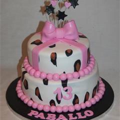 Leopard Skin Cake