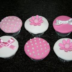 Happy Girl Christening Cupcakes