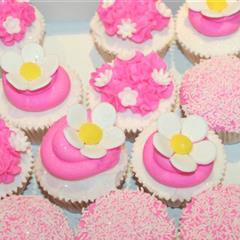 Butterflies & Flowers Christening Cupcakes 2