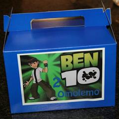 Ben 10 blue party box