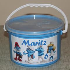 Smurfs party bucket