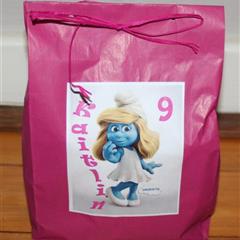 Smurfette party bag