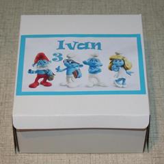 Smurf party box
