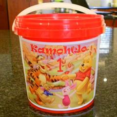 Winnie the pooh party bucket
