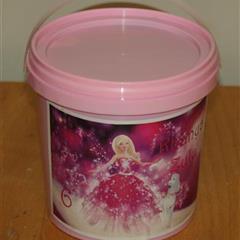 Barbie party bucket