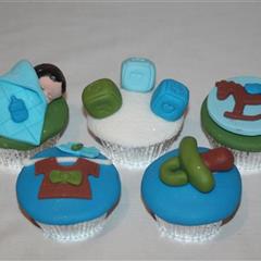 Boy Babyshower Cupcakes